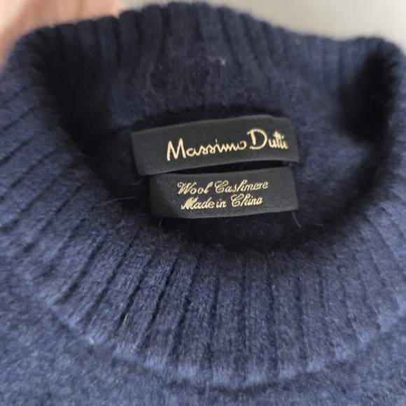 Massimo Dutti Other - Massimo Dutti Men's Deep Blue Crewneck Sweater